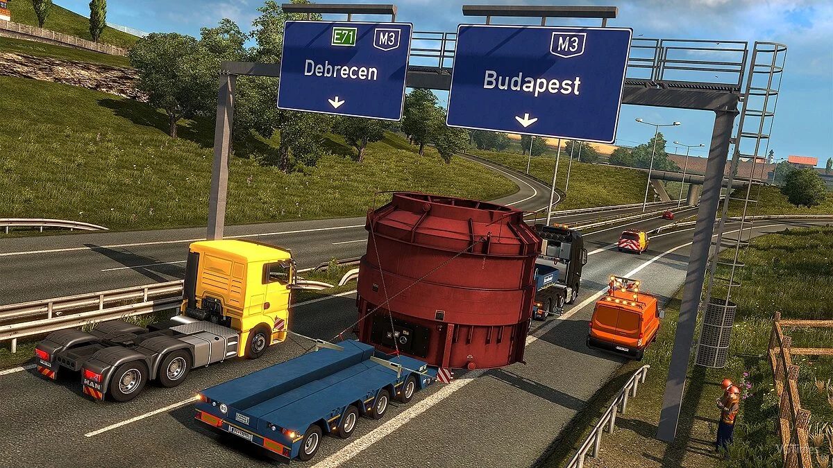 Euro Truck Simulator 2 — Мод без ограничений для специального транспорта [1.35.x]