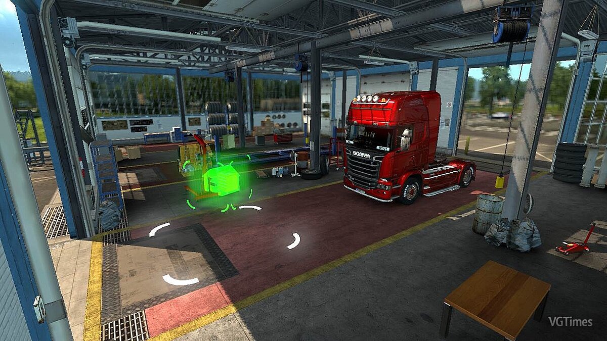Euro Truck Simulator 2 — Современные гаражи повсюду [1.4]