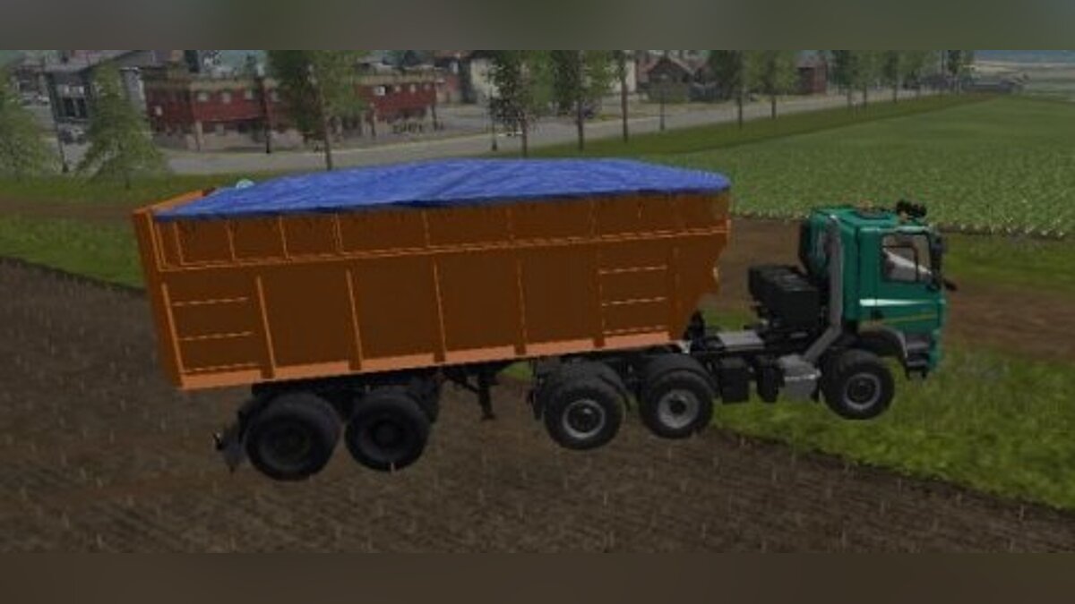 Farming Simulator 17 — Полуприцеп МАЗ-950600-030 [1.1.1] / Моды и скины