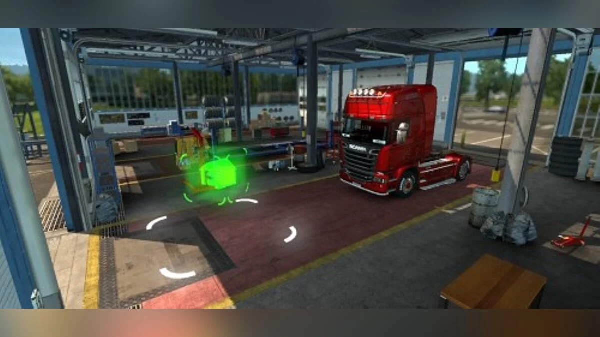 Euro Truck Simulator 2 — Современные гаражи повсюду [1.4]
