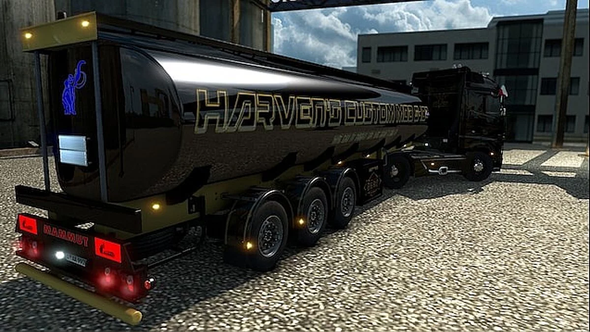 American Truck Simulator — Топливные танкеры MAMMUT в трафик [1.35.x]