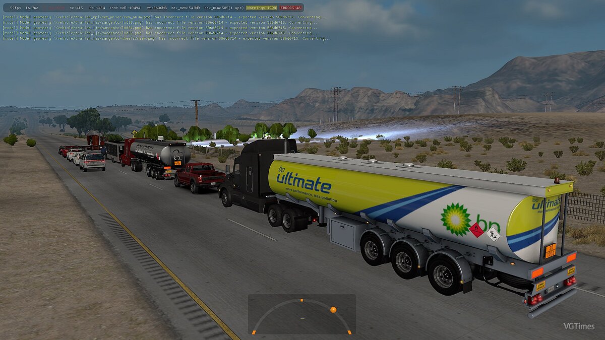 American Truck Simulator — Топливные танкеры MAMMUT в трафик [1.35.x]