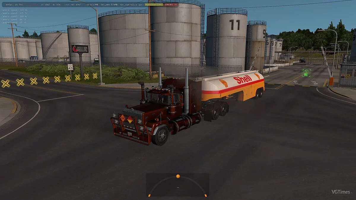 American Truck Simulator — Топливные танкеры 50-х годов Duel, компании "Fruehauf" [1.4]