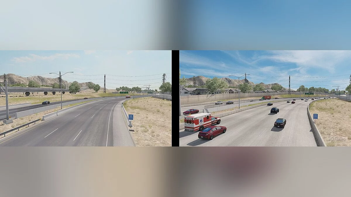 American Truck Simulator — Изменение городских магистралей и трафика