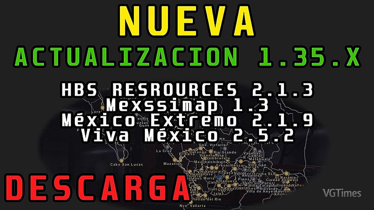 American Truck Simulator — Карта Mexico Extremo [2.1.9] (1.35.x)