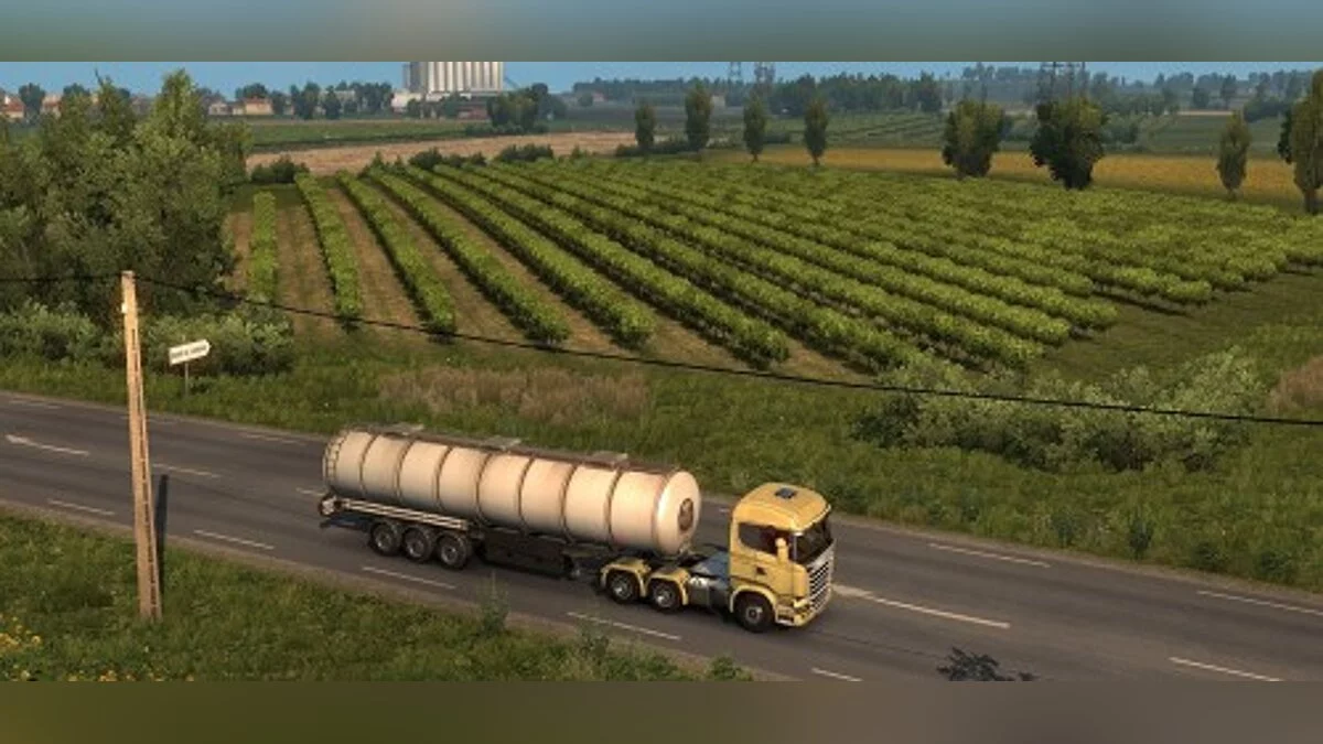 Euro Truck Simulator 2 — Реалистичный дождь (Real Rain) [2.3] (1.35)