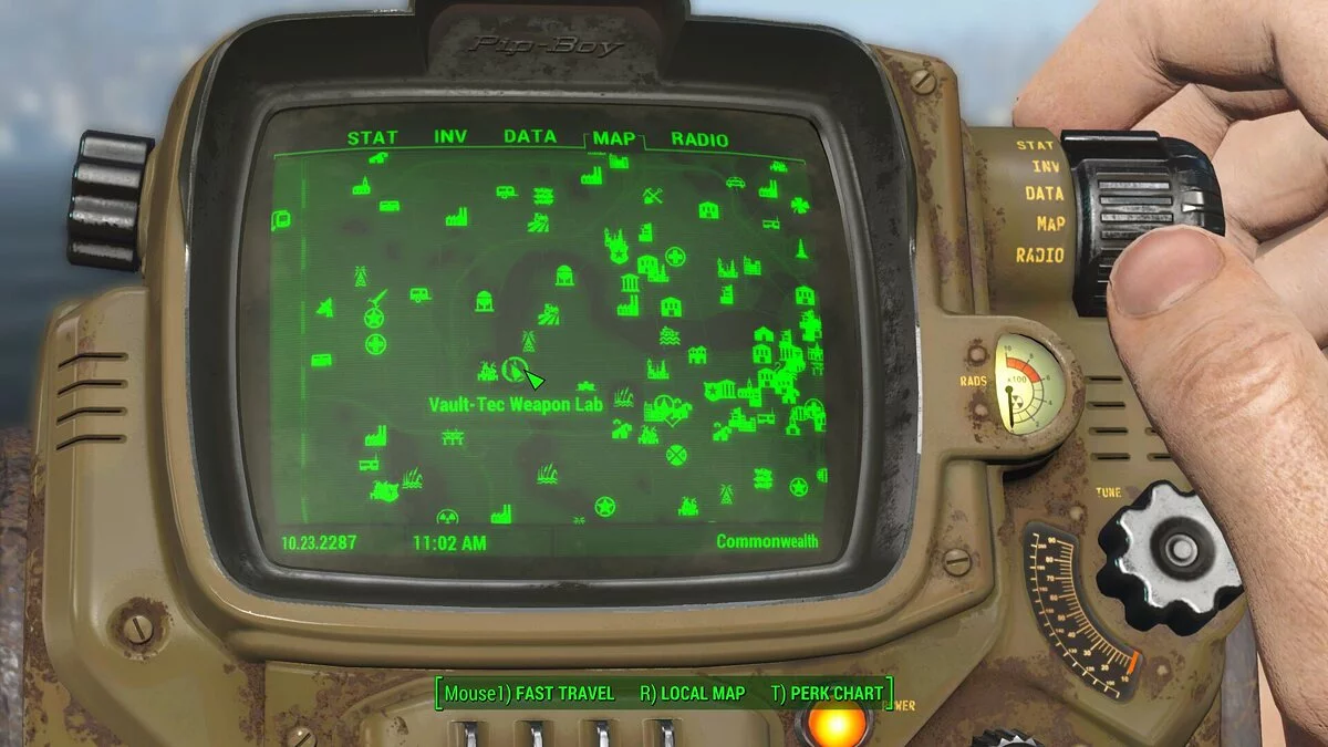 Fallout 4 — Lota Device – метатель объектов