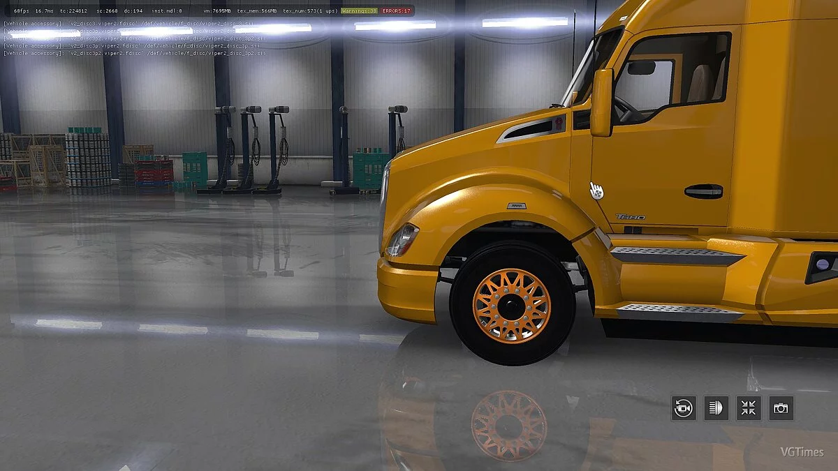 American Truck Simulator — Модифицированные колёса Alcoa 