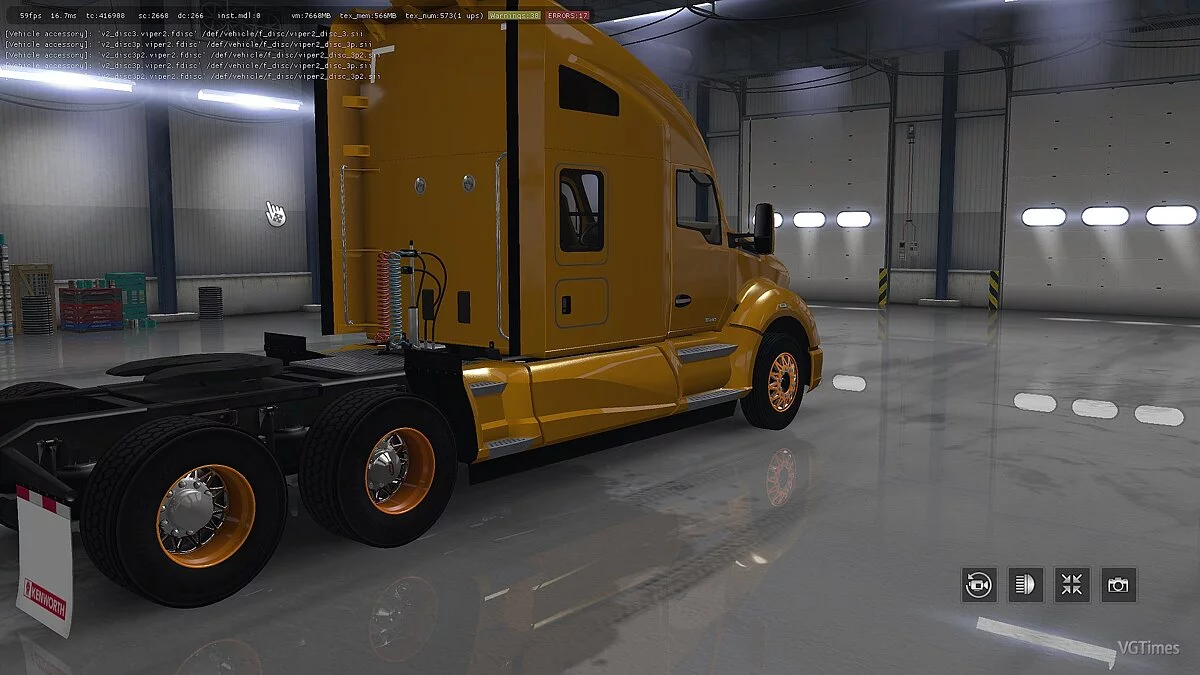 American Truck Simulator — Модифицированные колёса Alcoa 