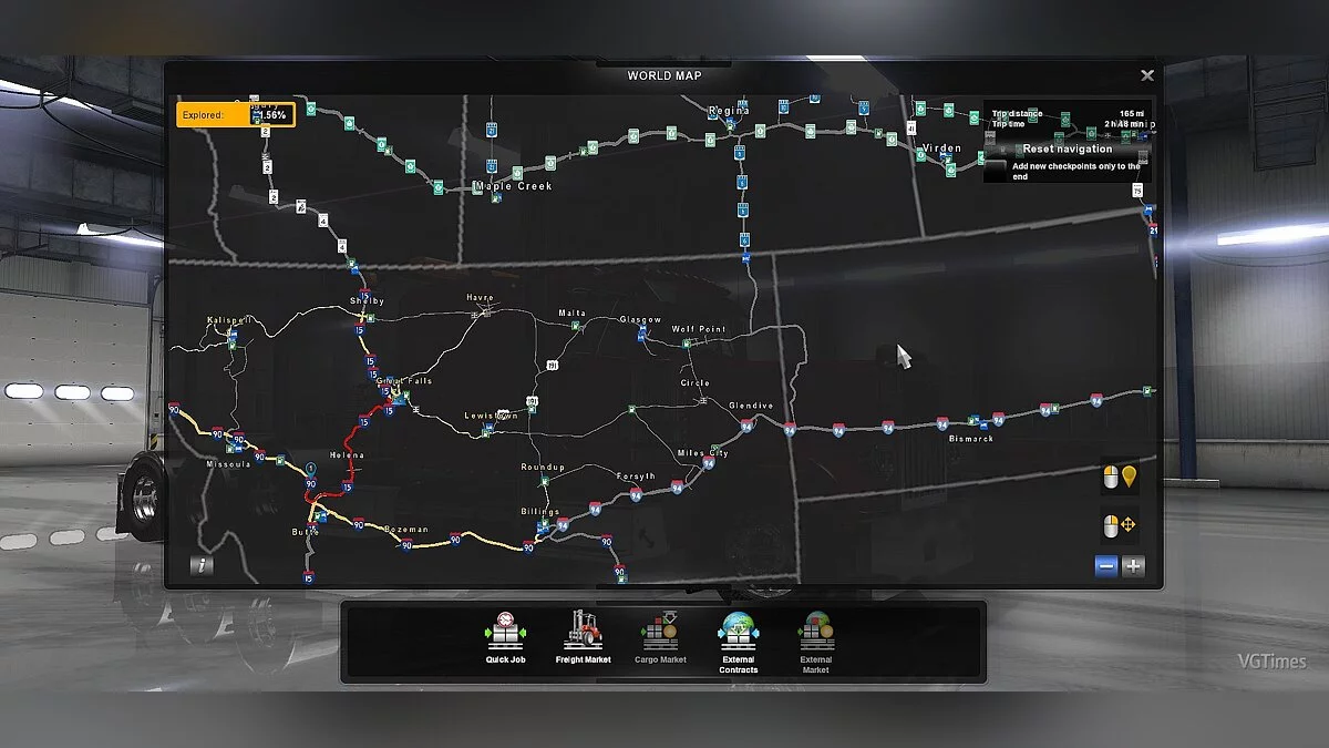 American Truck Simulator — Карта: Montana Expansion v0.1.1