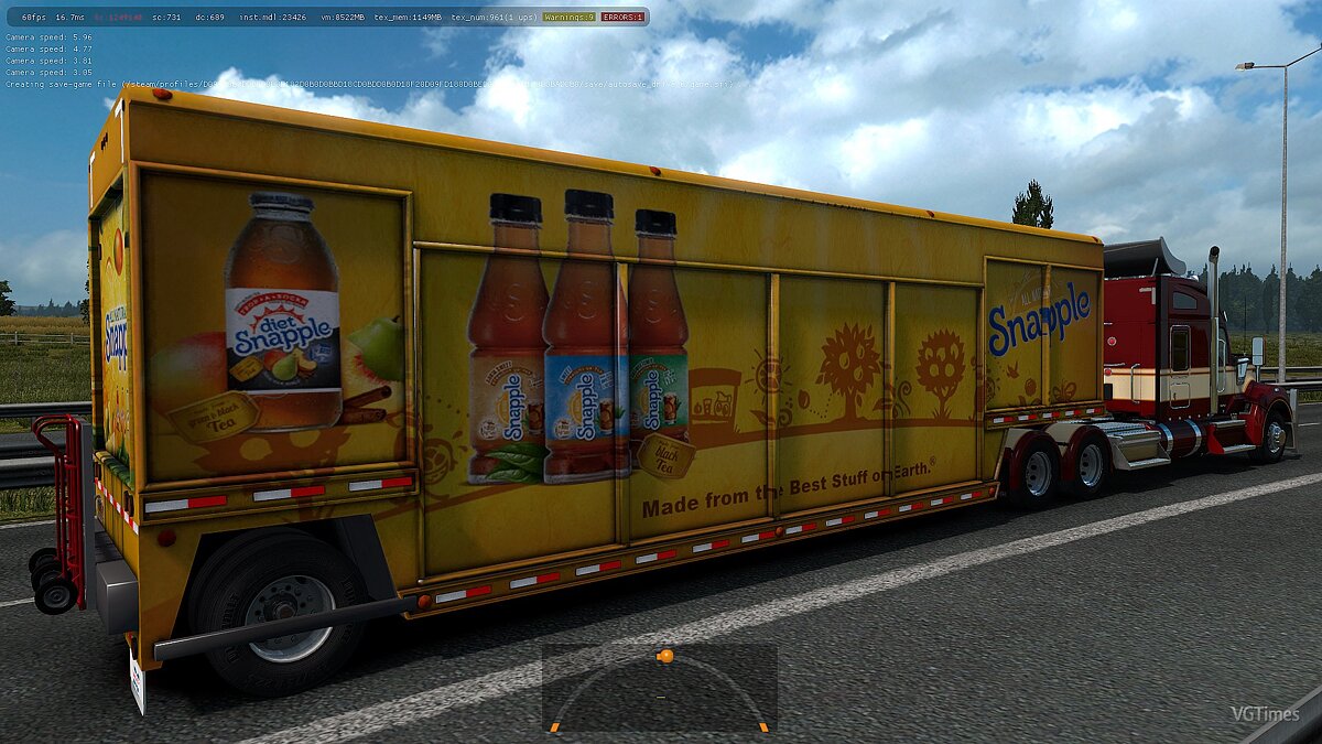 Euro Truck Simulator 2 — Трейлеры Mickey's для перевозки напитков