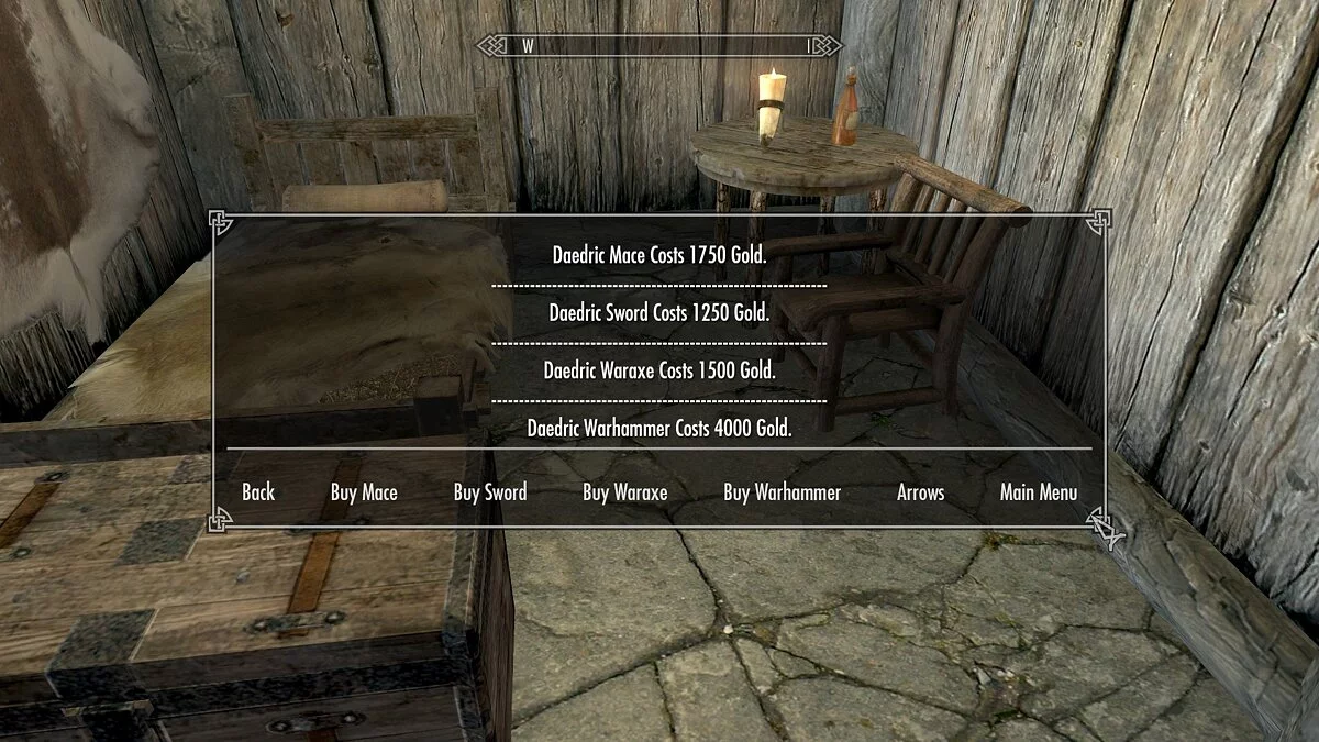 The Elder Scrolls 5: Skyrim — Покупка даэдрической брони