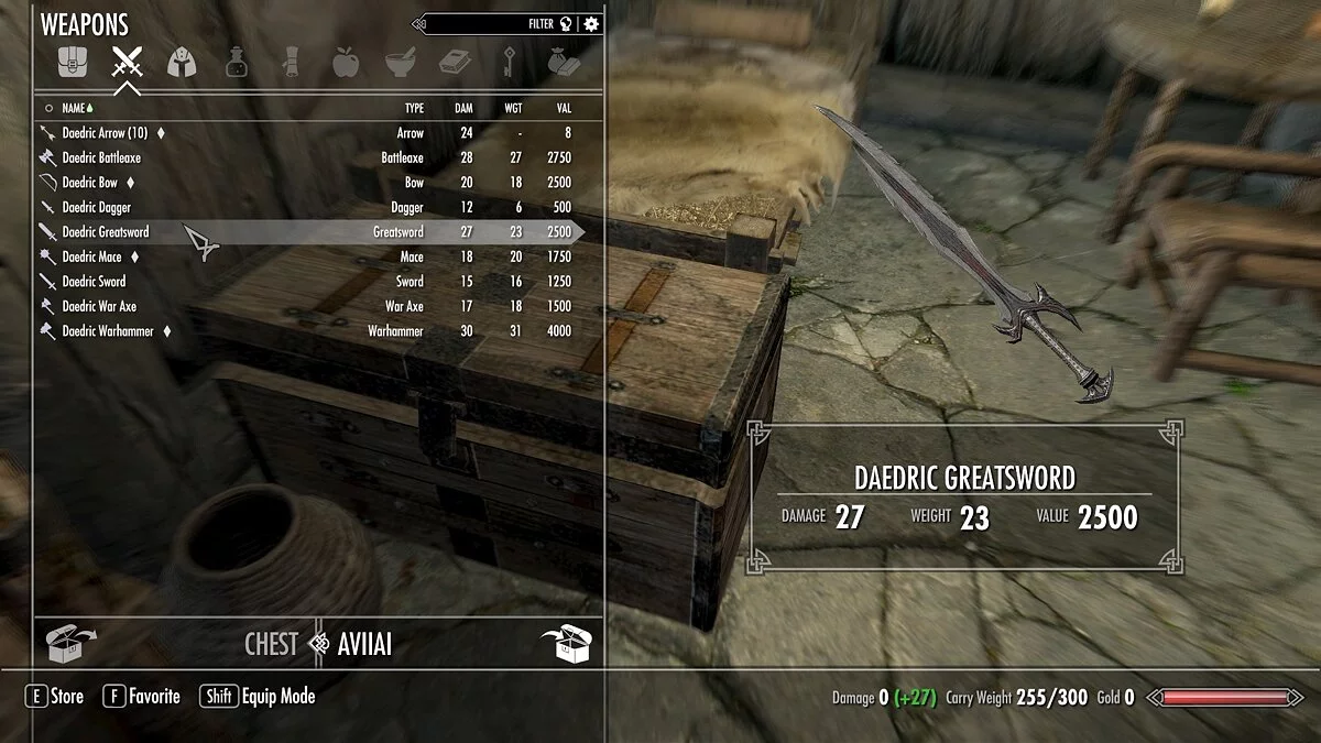 The Elder Scrolls 5: Skyrim — Покупка даэдрической брони