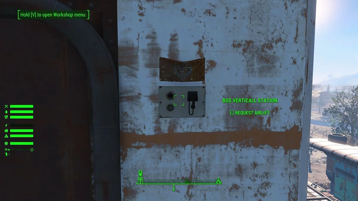 Fallout 4 — Вертолётная площадка у Больницы «Милтон»