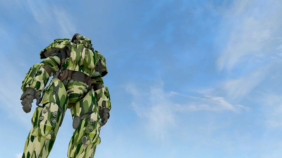 Fallout 4 — Множество скинов для силовой брони (хохлома, гжель, камуфляж и другие)