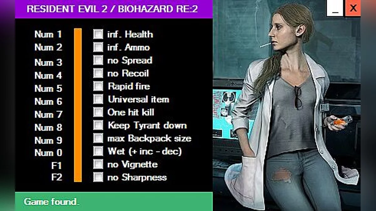 Resident Evil 2 — Трейнер (+12) [Latest Steam]