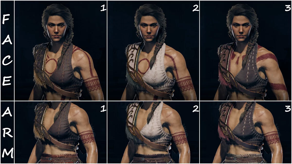 Assassin&#039;s Creed Odyssey — Раскраска для наряда охотника