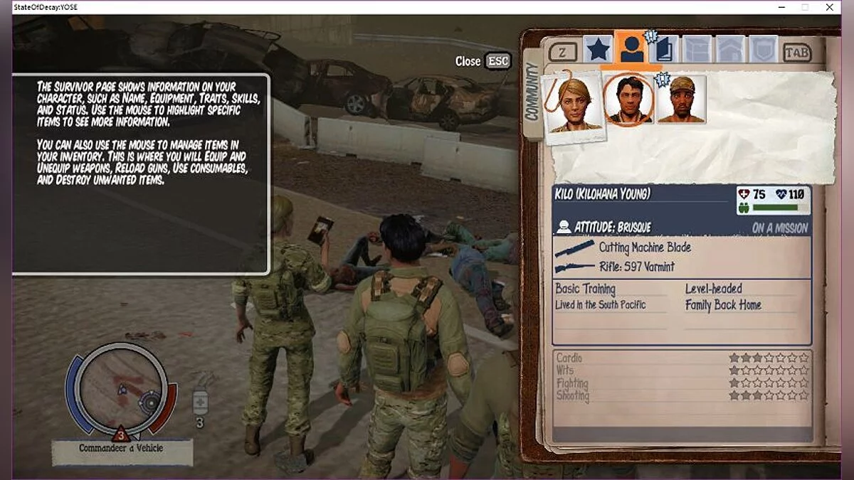 State of Decay - Year-One Survival Edition — Все персонажи экипированы по максимуму с самого старта