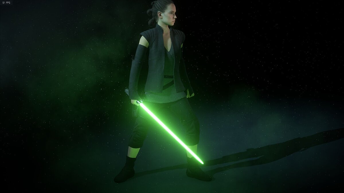 Star Wars: Battlefront 2 — Зелёный световой меч для Рей