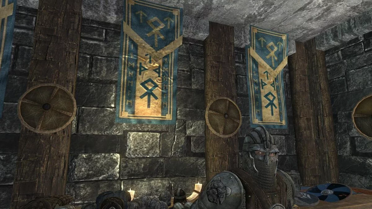 The Elder Scrolls 5: Skyrim — Рунические символы на флагах стран