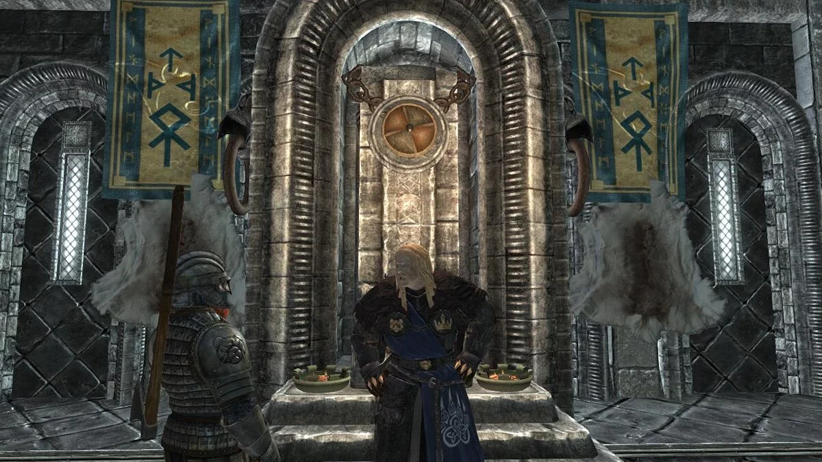 The Elder Scrolls 5: Skyrim — Рунические символы на флагах стран