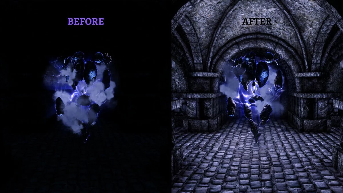 Elder Scrolls 5: Skyrim Special Edition — Светящиеся Атронахи