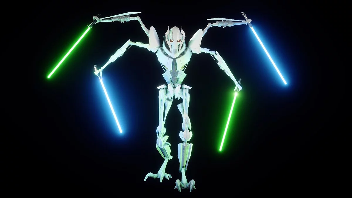 Star Wars: Battlefront 2 — Внешность Гривуса из сериала 2003 года