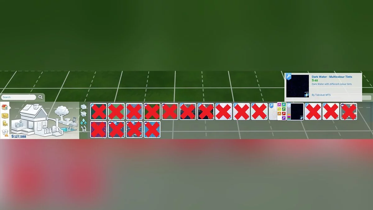 The Sims 4 — Цветная вода в бассейны