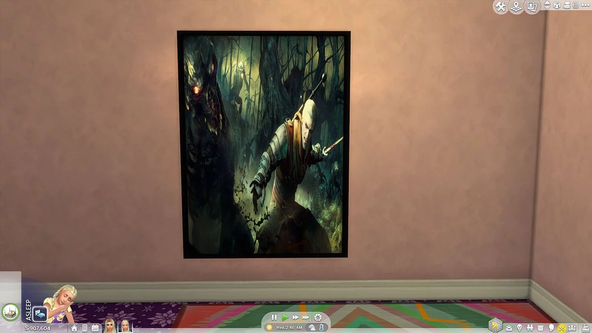 The Sims 4 — Картины по «Ведьмаку»