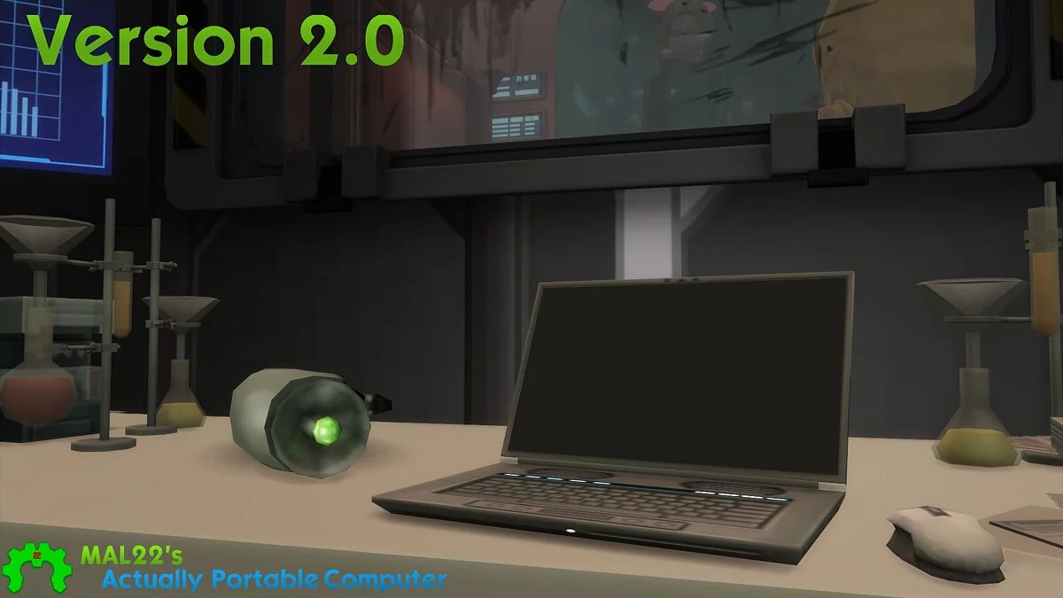 The Sims 4 — Уменьшенный и приятный взгляду ноутбук 