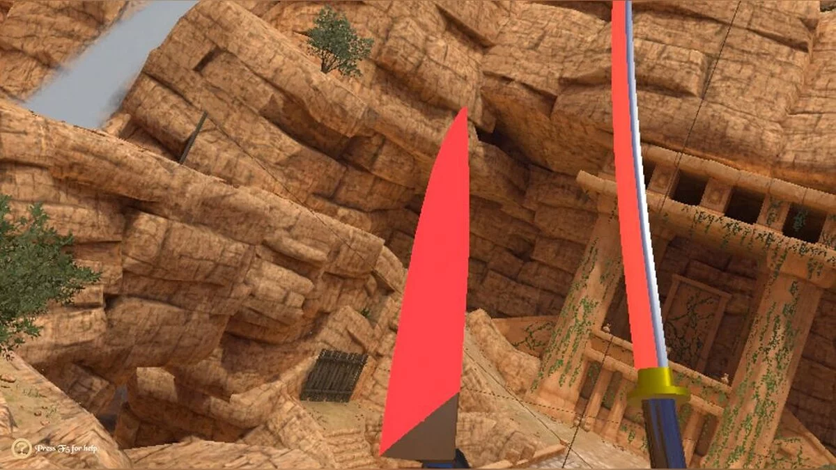 Blade and Sorcery — 1000-градусные нож и катана