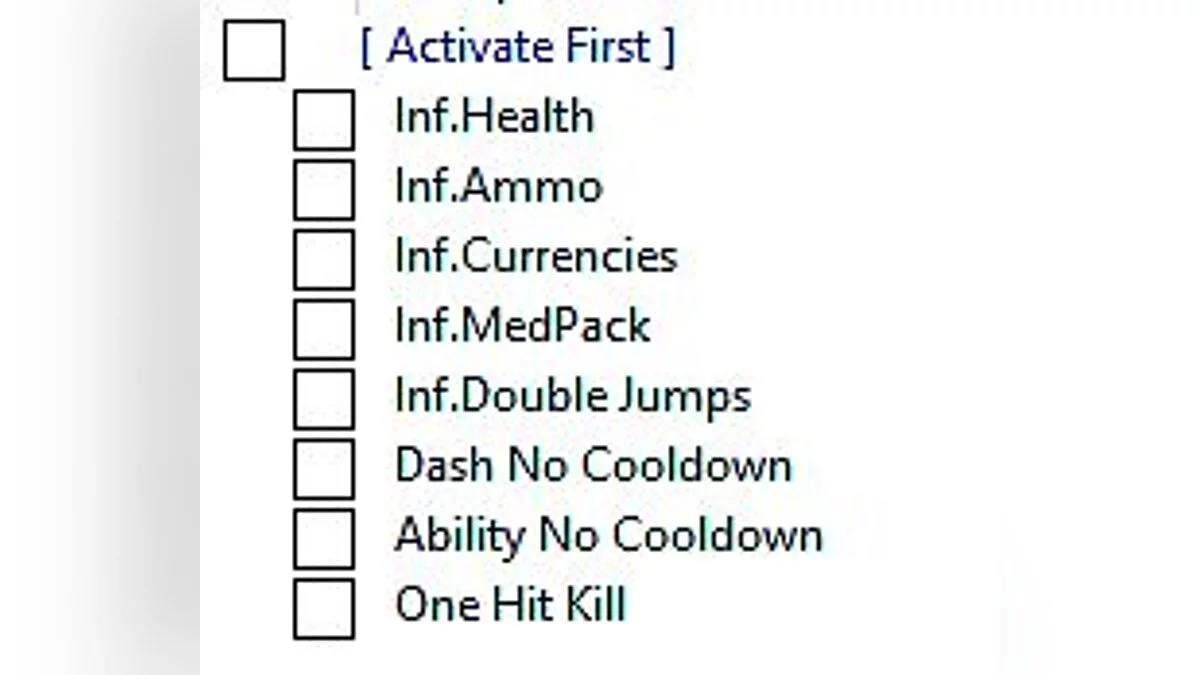 Collapsed — Таблица для Cheat Engine 