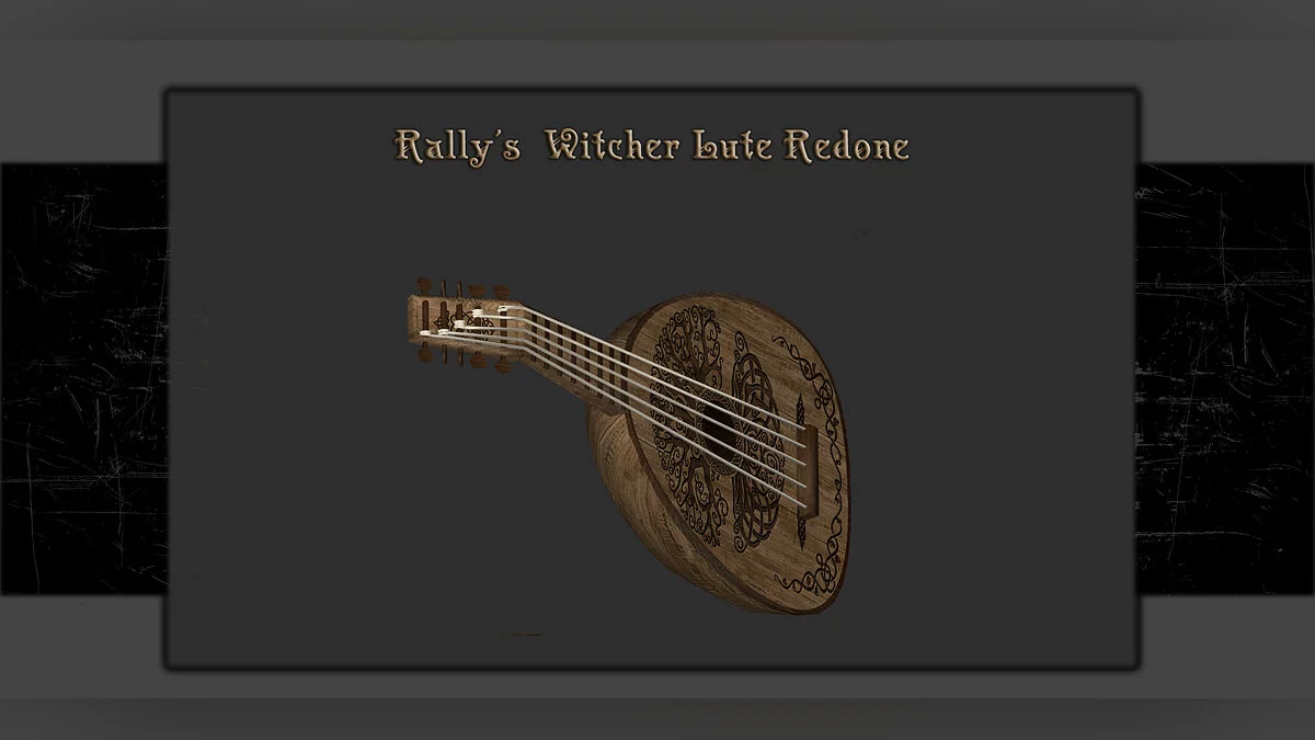 The Elder Scrolls 5: Skyrim — 2К-текстуры лютни из Witcher 3