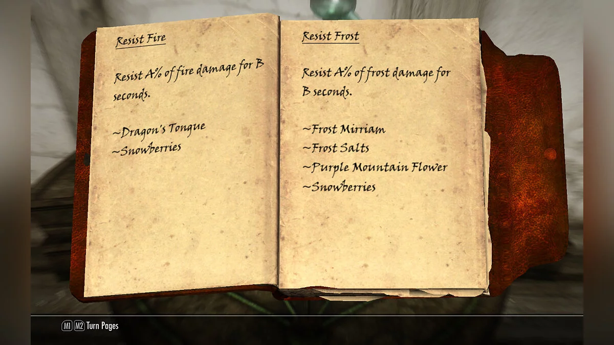 Elder Scrolls 5: Skyrim Special Edition — Журнал алхимика