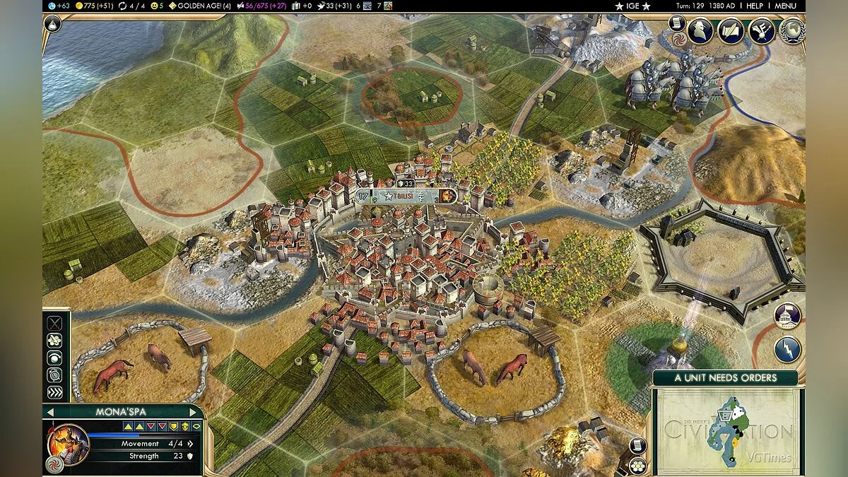 Sid Meier&#039;s Civilization 5 — Королевство Грузия - Тамара 