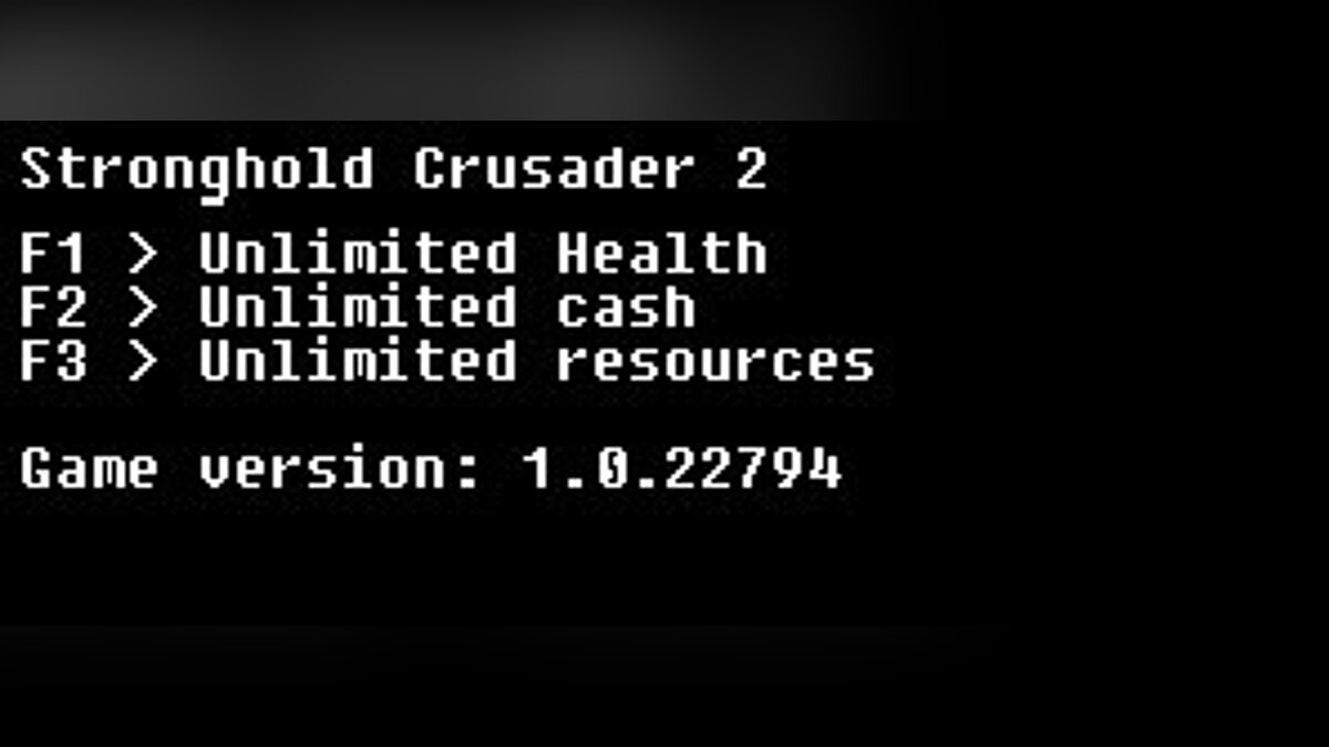 Читы для Stronghold Crusader 2