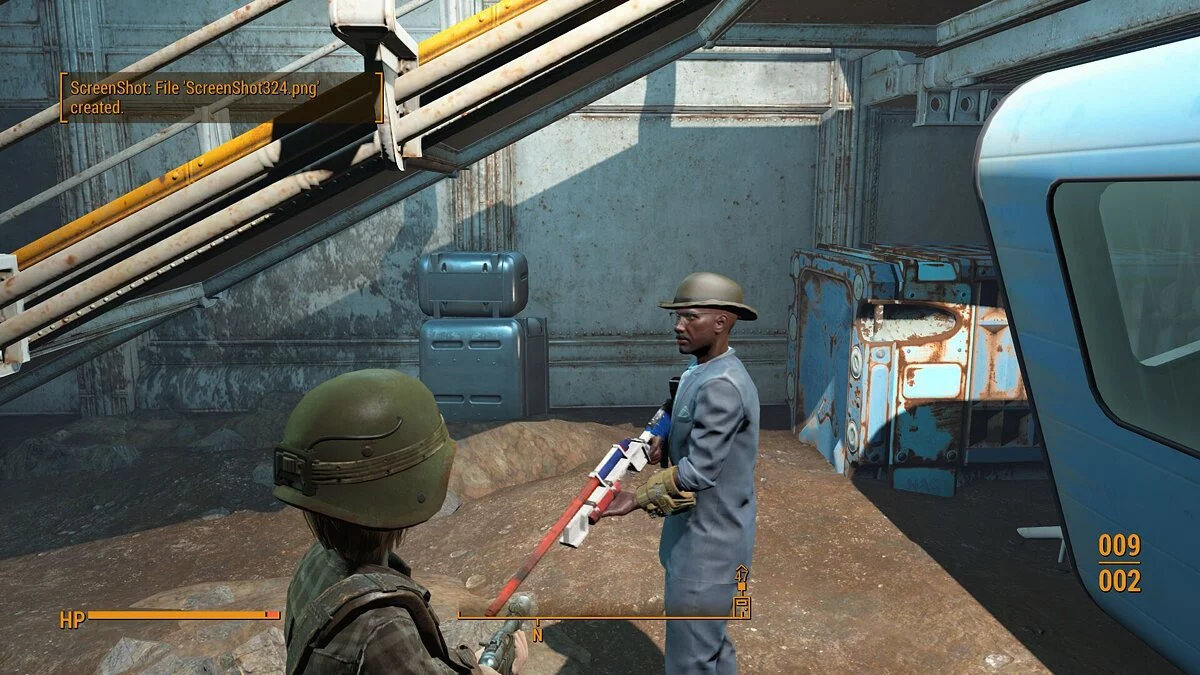 Fallout 4 — Stim Gun - пушка, лечащая союзников