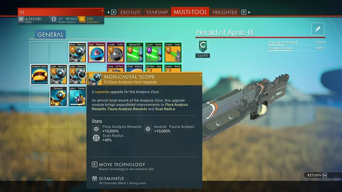 No Man&#039;s Sky — Повышение наград у модулей улучшения