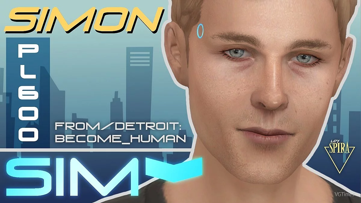 The Sims 4 — PL600 Саймон из Detroit Become Human
