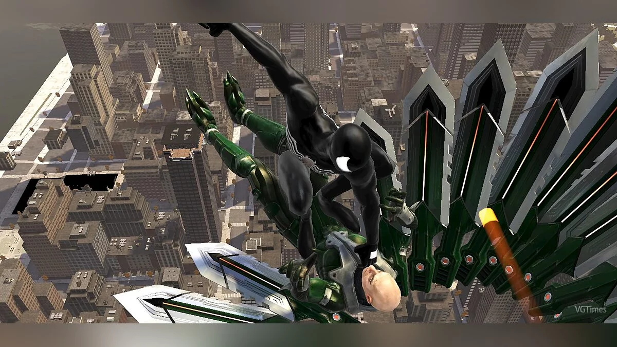 Spider-Man: Web of Shadows (2008) — Чёрный костюм из Unlimited Spider-Man