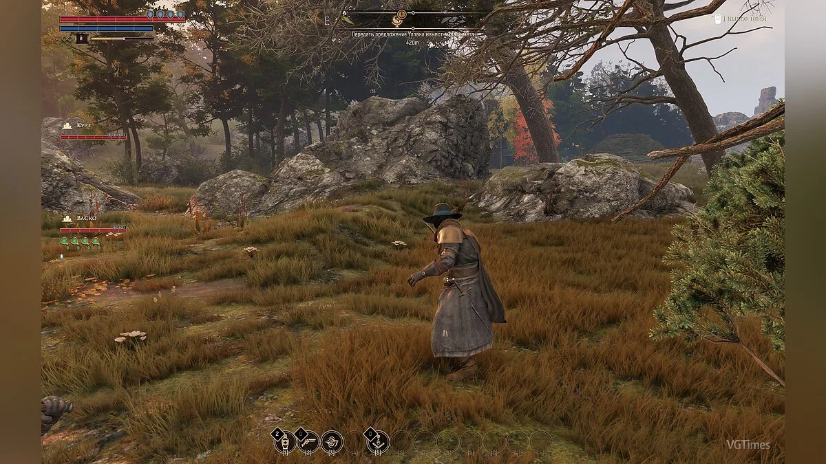 GreedFall — Отображение экипированного оружия