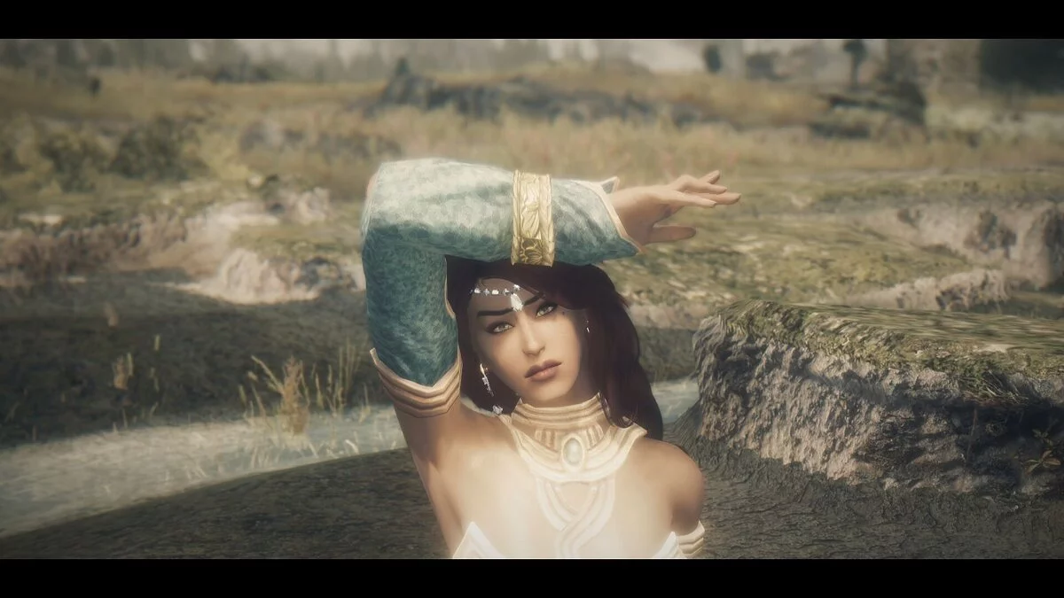 Elder Scrolls 5: Skyrim Special Edition — Компаньон-женщина Blackmaid (эксперт в магии)