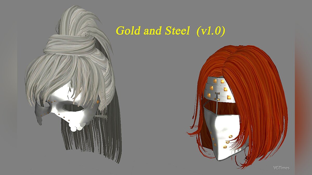 Mount &amp; Blade: Warband — Gold and Steel - женские версии шлемов