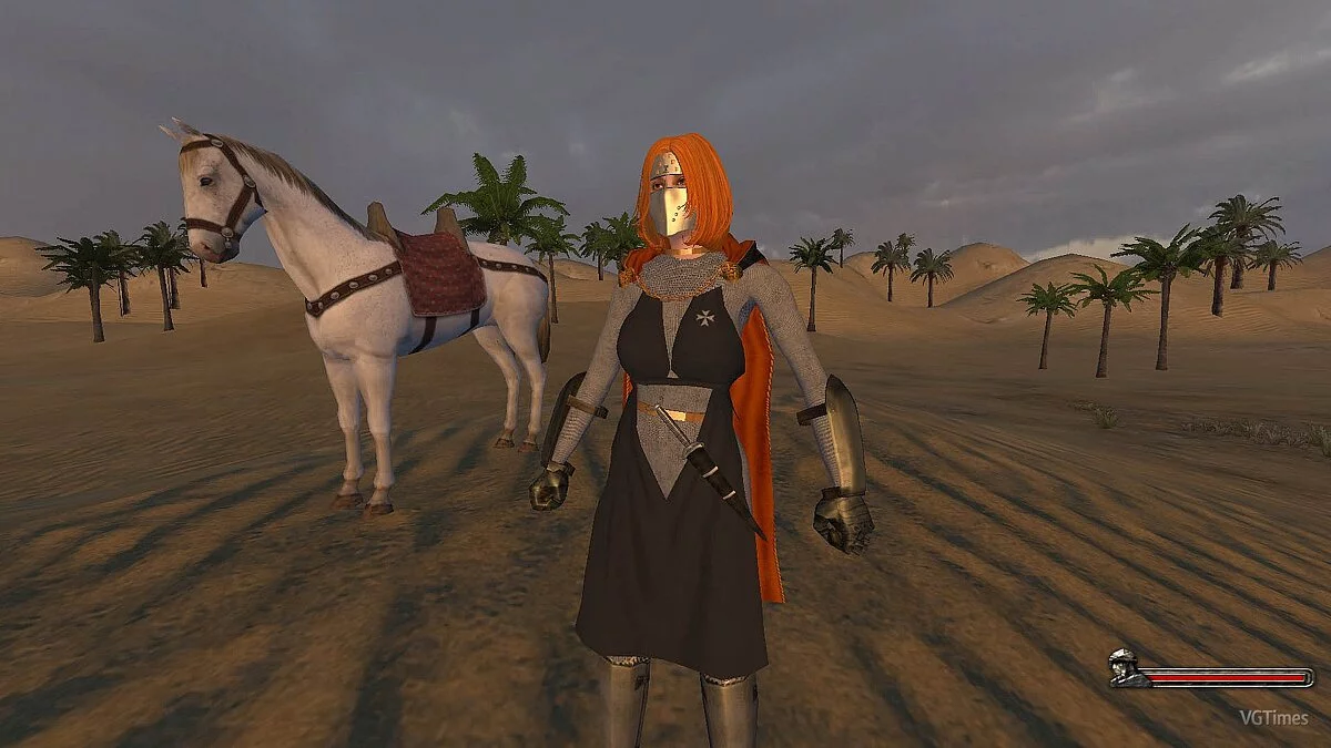 Mount &amp; Blade: Warband — Gold and Steel - женские версии шлемов