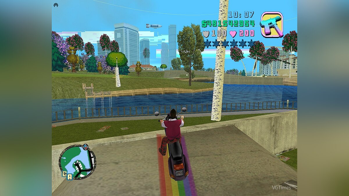 Grand Theft Auto: Vice City — Мопед с Nyan Cat