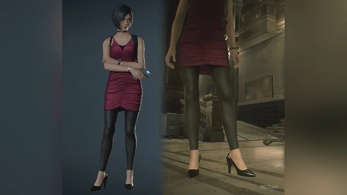 Resident Evil 2 — Розовое платье Ады Вонг
