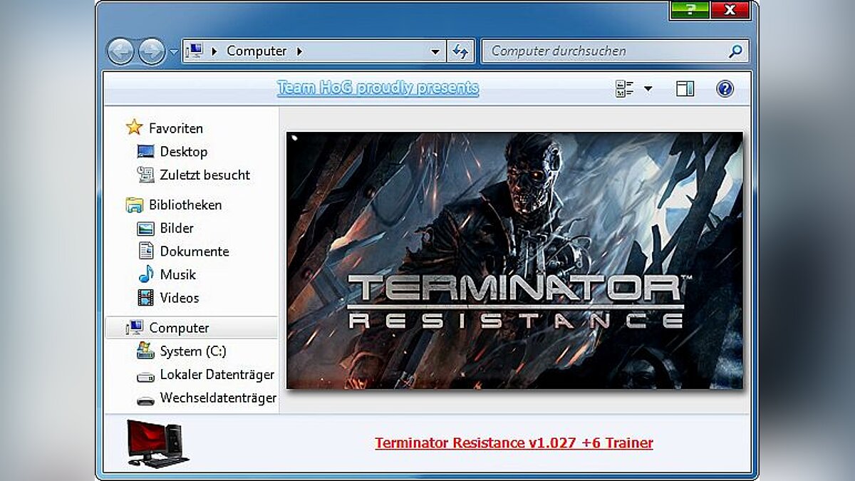 Terminator: Resistance — Трейнер (+6) [1.027]