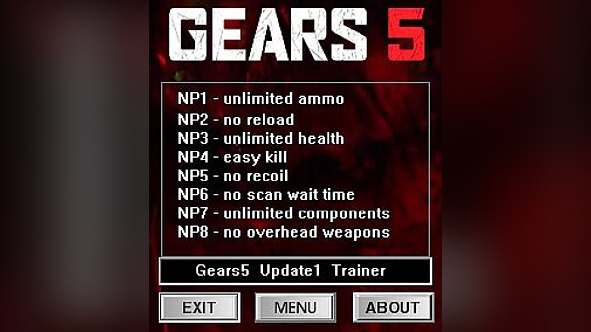 Gears 5 — Трейнер (+8) [Update 1]