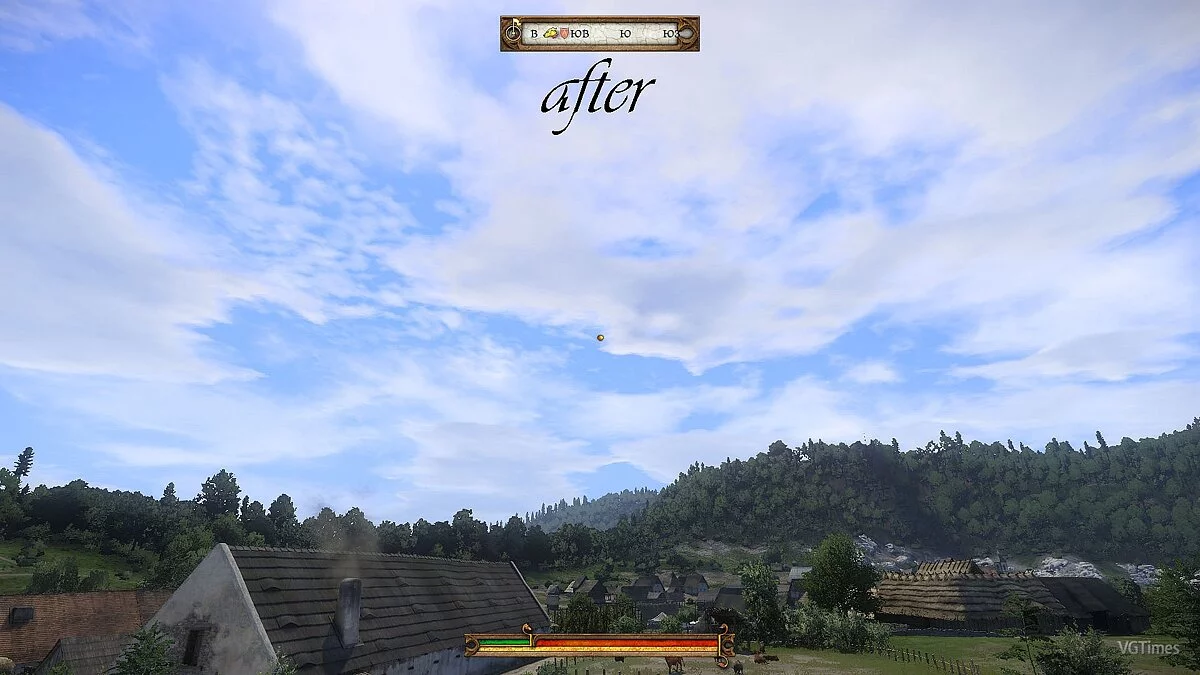 Kingdom Come: Deliverance — Улучшение качества облаков на небе