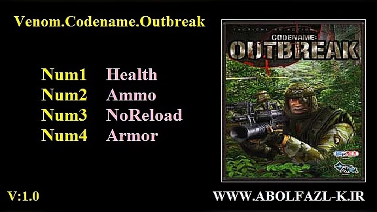 Venom. Codename: Outbreak — Трейнер (+4) [1.0]